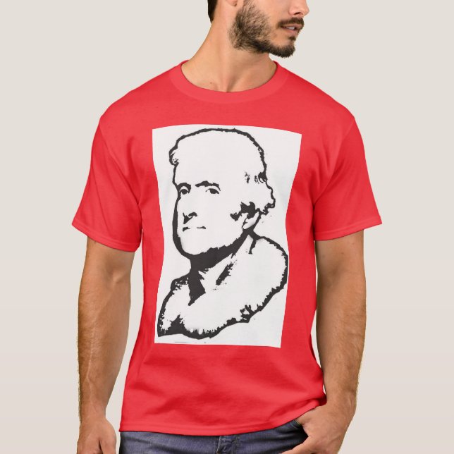Thomas Jefferson T-shirt (Framsida)