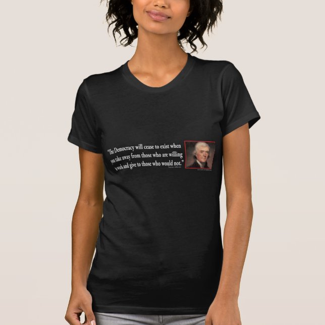 Thomas Jefferson T-shirt (Framsida)