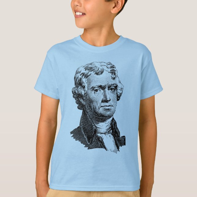 Thomas Jefferson Tee Shirt (Framsida)
