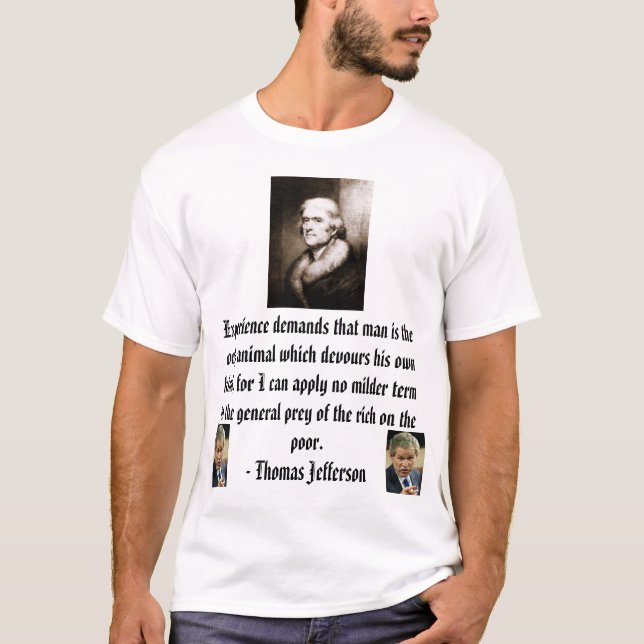 Thomas Jefferson Tee Shirt (Framsida)