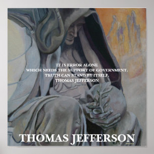 Thomas Jefferson - Truth Poster