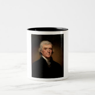 Thomas Jefferson Två-Tonad Mugg