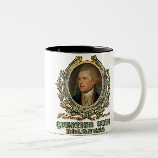 Thomas Jefferson Två-Tonad Mugg (Höger)
