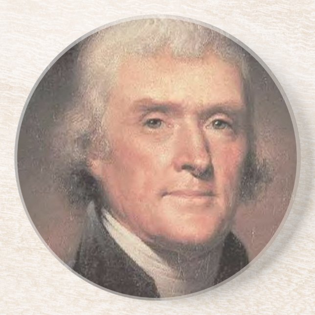 Thomas Jefferson Underlägg Sandsten (Framsidan)