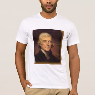 Thomas Jefferson våra vänskaper… - skräddarsy Tee
