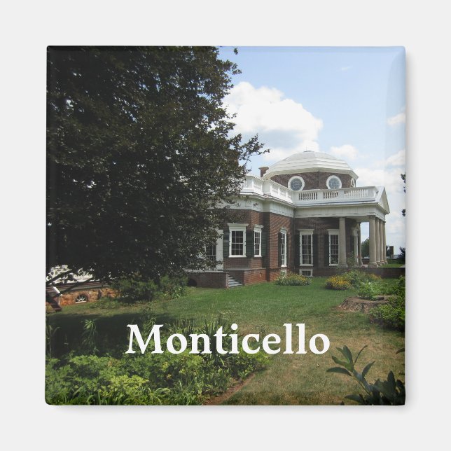 Thomas Jeffersons hem: Monticello Magnet (Framsidan)