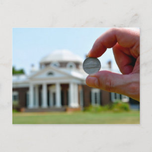Thomas Jeffersons Monticello Vykort