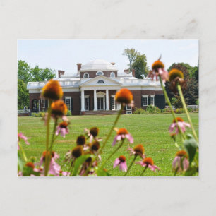 Thomas Jeffersons Monticello Vykort