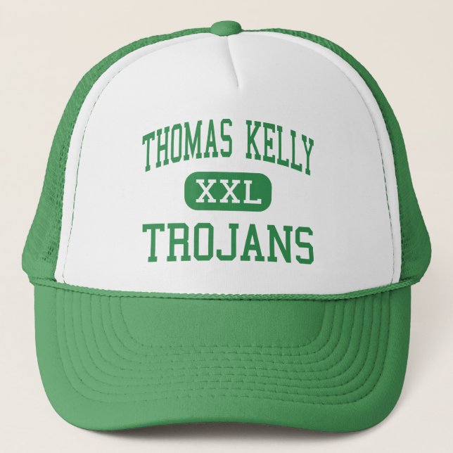 Thomas Kelly - Trojans - kick - Chicago Illinois Truckerkeps (Framsida)