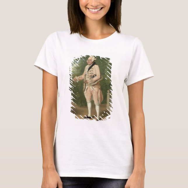 Thomas Kung som Lord Ogleby (olja på canvas) T Shirt (Framsida)