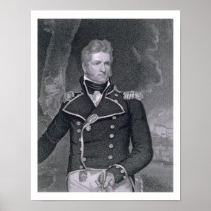 Thomas Macdonough (1783-1825) som inristas av John Poster