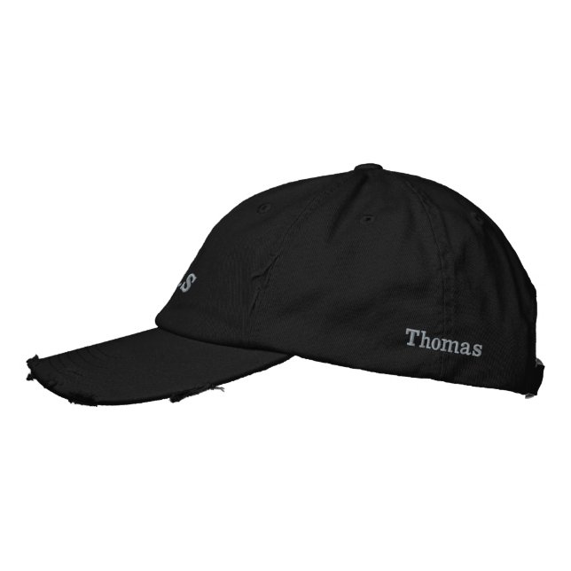 "Thomas" Mans Namn Broderat, Broderad Keps (Vänster)