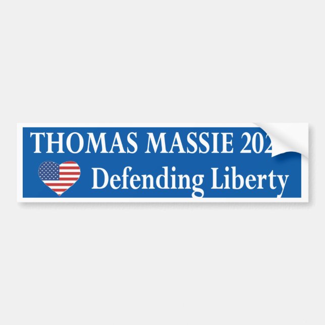 Thomas Massie 2028  Bildekal (Framsidan)