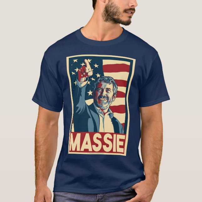 Thomas Massie American Hero Kampanj Poster Tröja (Framsida)