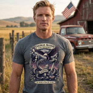 Thomas Massie För President 2028 Frihet T Shirt