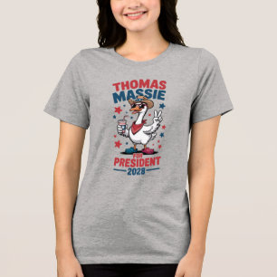 Thomas Massie President 2028 Juli 4 Gås Frihet T Shirt