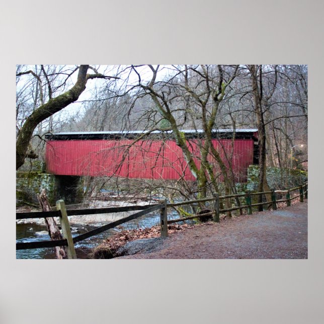 Thomas Mill Covered Bridge Poster (Framsidan)