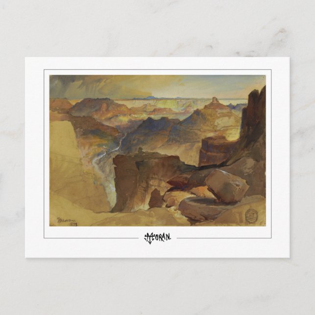 Thomas Moran #117 - Finkonst Vykort (Framsida)