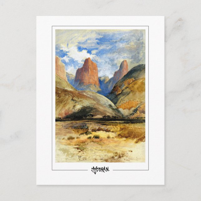 Thomas Moran #11 - Finkonstkort Vykort (Framsida)