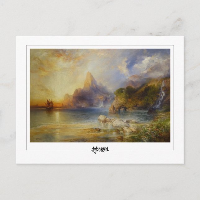 Thomas Moran #132 - Konst Vykort (Framsida)