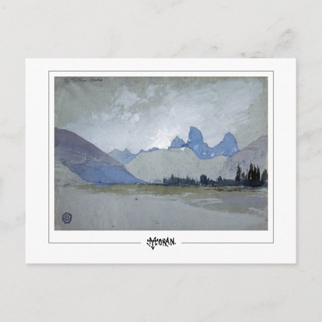 Thomas Moran #19 - Finkonst Postkort Vykort (Framsida)