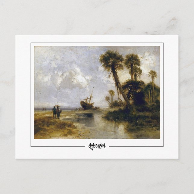 Thomas Moran #1 - Finkonst Postkort Vykort (Framsida)