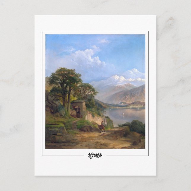 Thomas Moran #6 - Finkonstkort Vykort (Framsida)