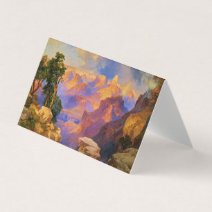 Thomas Moran art, Grand Canyon med Rainbow Kort
