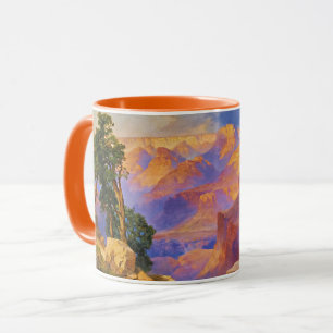 Thomas Moran art, Grand Canyon med Rainbow Mugg