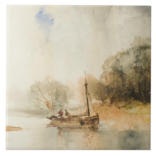 Thomas Moran - Beverly N.J. Kakelplatta (Framsidan)