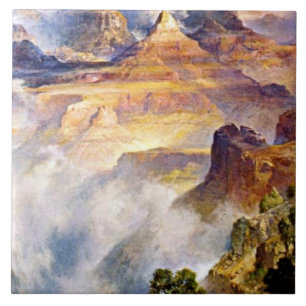 Thomas Moran - Canyon Mists, Zoroaster Park Kakelplatta