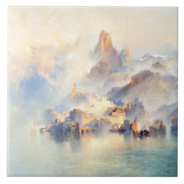 Thomas Moran - Dream City Kakelplatta (Framsidan)