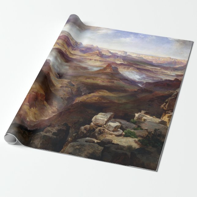 Thomas Moran Grand Canyon i Colorado Presentpapper (Utrullad)