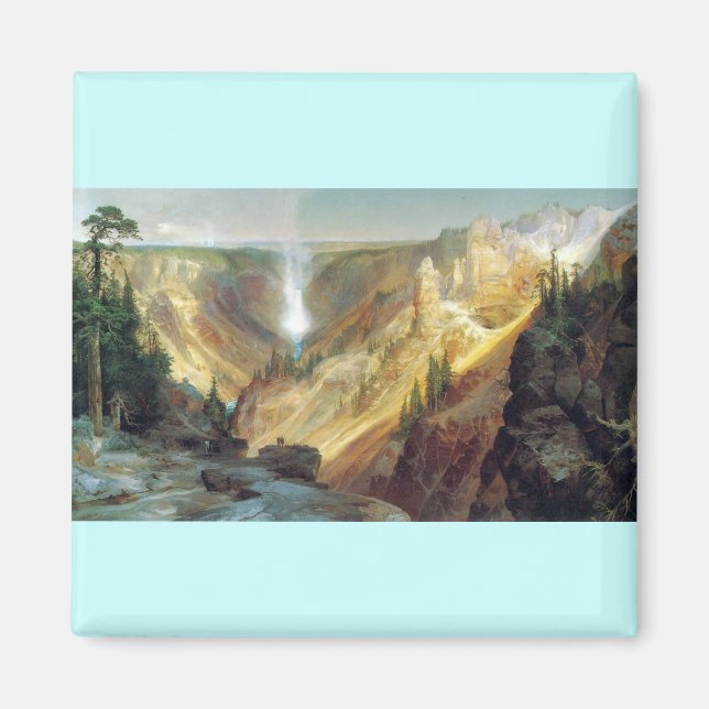 Thomas Moran - Grand Canyon of the Yellowstone Magnet (Framsidan)