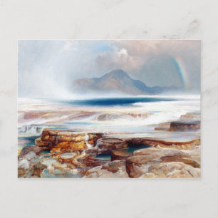 Thomas Moran Hett Vår i Yellowstone Vykort