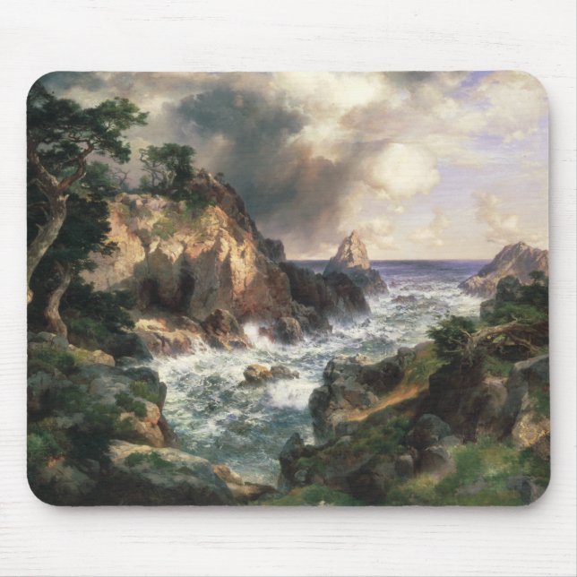 Thomas Moran - peka Lobos, Monterey, Kalifornien Musmatta (Framsidan)