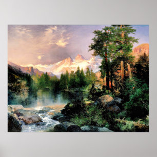 Thomas Moran - tre ton Poster