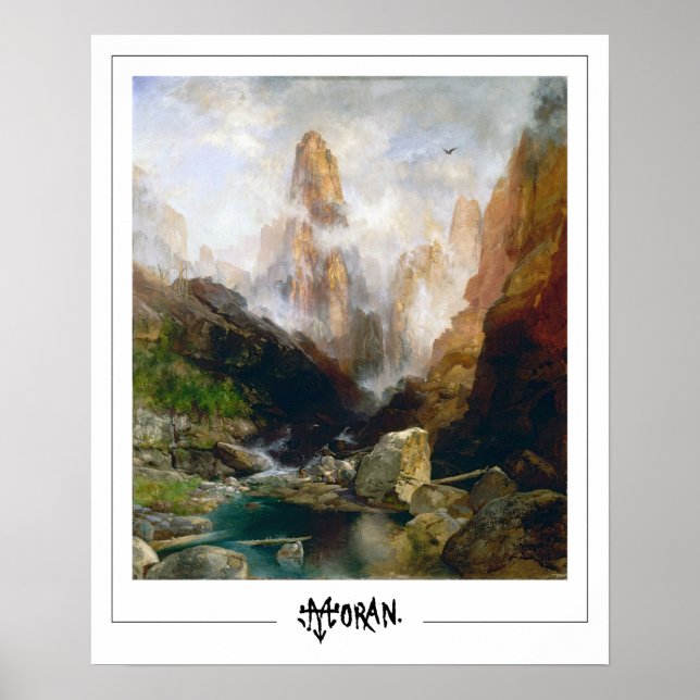 Thomas Moran Zedign Art Affisch #10 (Framsidan)