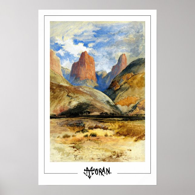 Thomas Moran Zedign Art Affisch #11 (Framsidan)