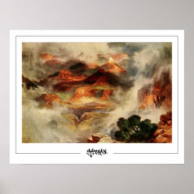 Thomas Moran Zedign Art Affisch #12 (Framsidan)