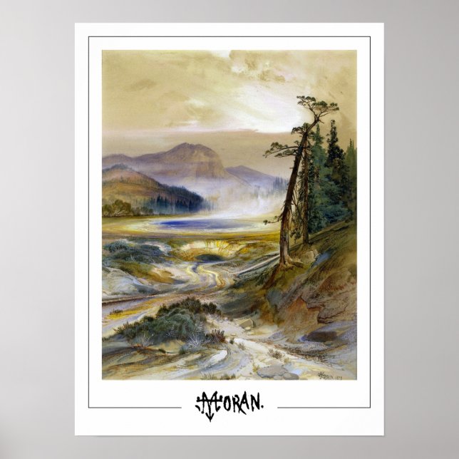 Thomas Moran Zedign Art Poster nr 4 (Framsidan)