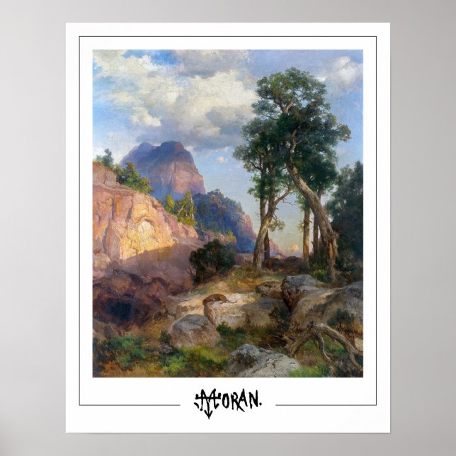 Thomas Moran Zedign Art Poster nr 5 (Framsidan)