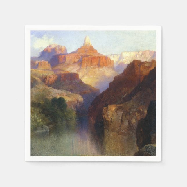 Thomas Moran Zoroaster Peak Pappersservett (Framsidan)