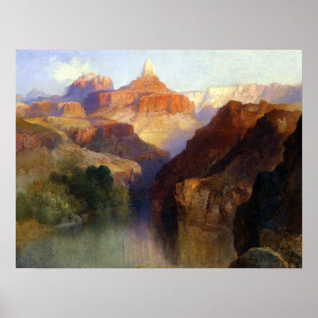 Thomas Moran Zoroaster Peak Poster (Framsidan)