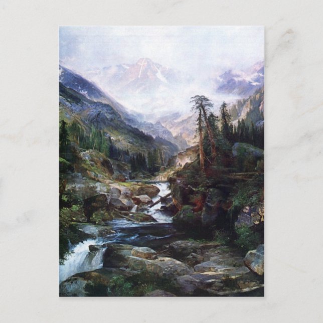 Thomas Morans berg i Heligan Kor Vykort (Framsida)