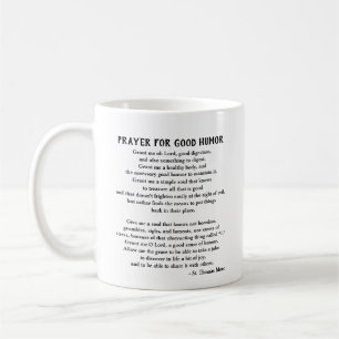 Thomas More Prayer för Bra Humor Kaffemugg