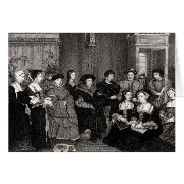 Thomas Mors familj Hälsningskort (Framsidan Horizontal)
