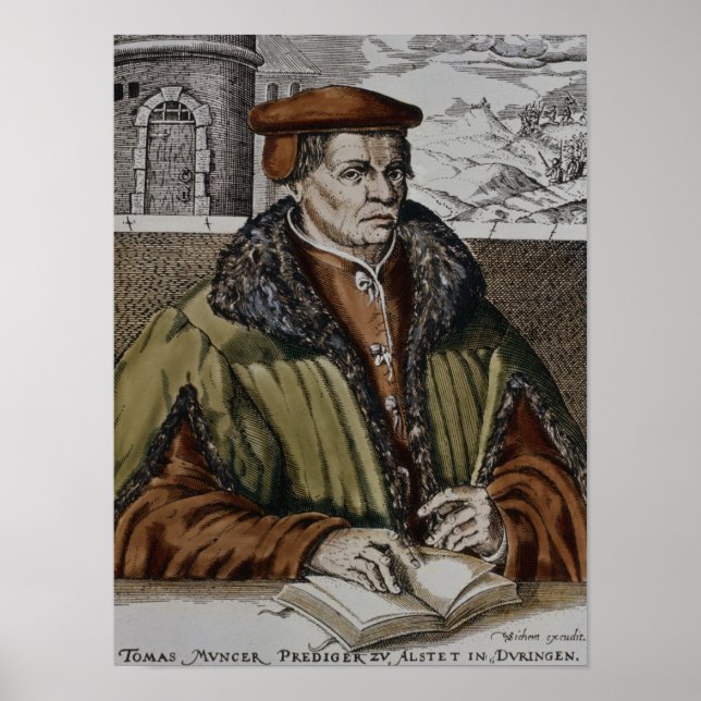 Thomas Muntzer, c.1600 Poster (Framsidan)