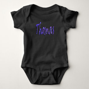 Thomas, Namn, Logotyp, Babyblus T Shirt