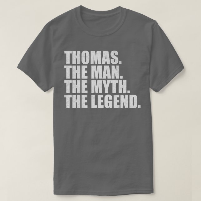 Thomas Namn Thomas gav namn T Shirt (Design framsida)